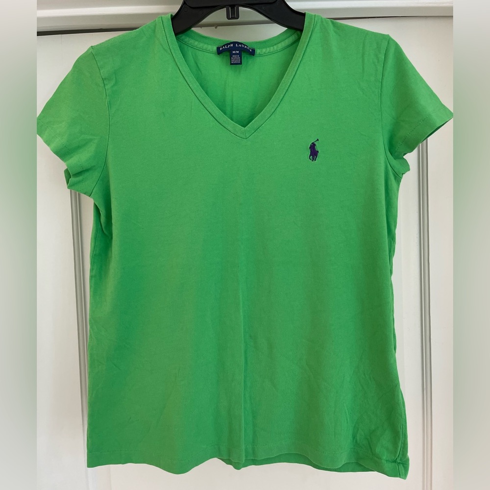 Polo t- shirt in Kellie green size M/M.